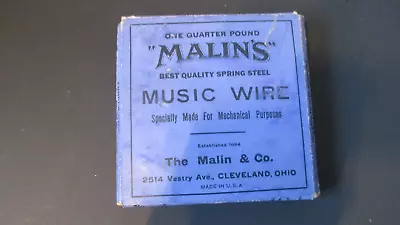 Malin - Spring Steel Music Wire No. 2   Día. 11     N.O.S. • $25.99