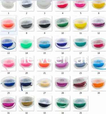 Dental Ortho Elastic Power Chain Rubber Bands Long/Short/Continuous 35 Colors • $2.98