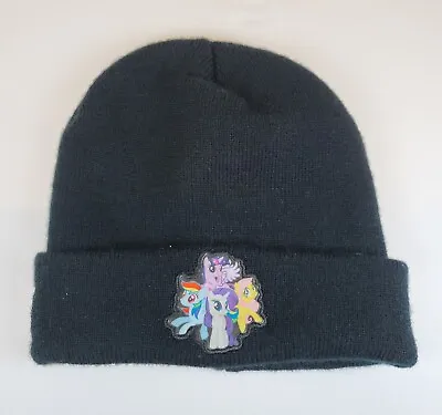 My Little Pony Brony Black Knit Beanie Cap Hat Official 2014 NWOT • $12.95