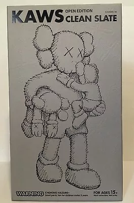 Kaws Clean Slate Figure Grey • $1175