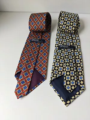 Polo By Ralph Lauren Men's Silk Tie X 2 Pre-Owned • $45.95