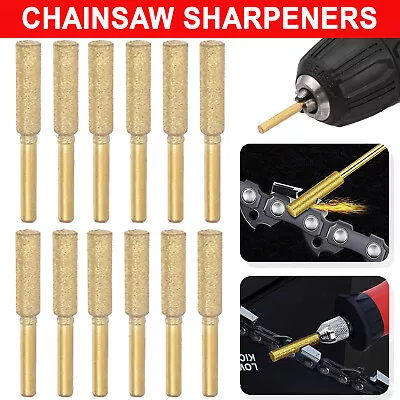 Diamond Chainsaw Sharpener Burr Grinder Chain Saw Drill Bits Sets For Dremel • $10.99