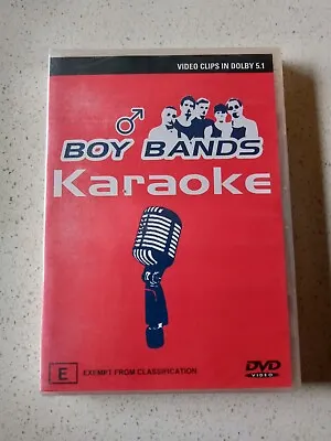 Boy Bands Karaoke Video Clips Dvd Brand New Sealed Free Postage & Tracking • £18.67