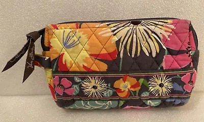 Vera Bradley Jazzy Blooms Plastic Lined Shower Cosmetic Pouch 6” X 4” • $12.99