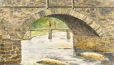 J.A. Pusey - 1992 Watercolour Postbridge Dartmoor • £21