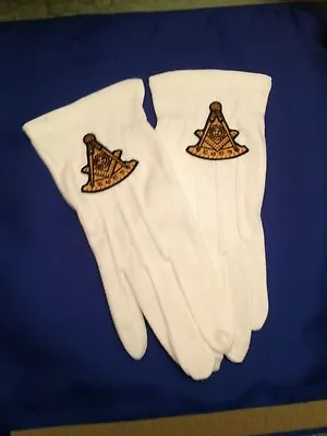  Masonic Past Master Gloves • $10