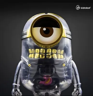 Kidrobot Minions 8” Exclusive Black And Gold Edition Anatomy Minion *Super Rare* • $250