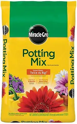 Miracle-Gro Garden Potting Mix For Plants 16 Quart Bag • $23.09