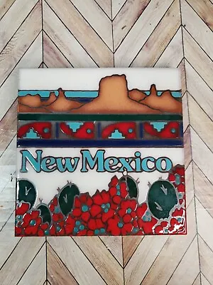 Vintage Masterworks New Mexico Ceramic Tile Trivet • $15