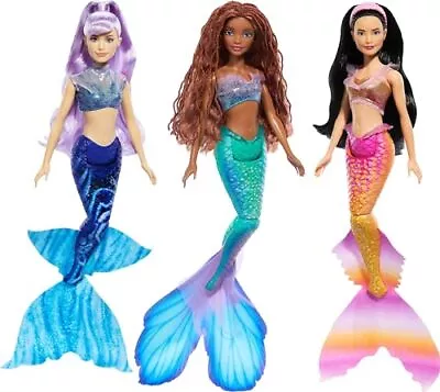 Disney The Little Mermaid Ariel Sisters Doll Set With 3 Fashion Mermaid Dolls I • £26.80