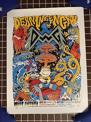 Dean Ween Group Meat Puppets Levy Print Artist Edition 2016 Tour 19”x 25” Poster • $90