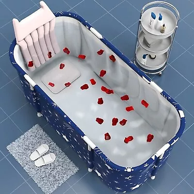 Portable Foldable Bathtub Portable Bathtub For Adults Separate Family Bathr... • $77.25