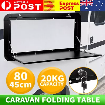 Caravan Table Foldout Picnic Camping Outdoor Aluminum Desk Motorhome 800 X 450mm • $135