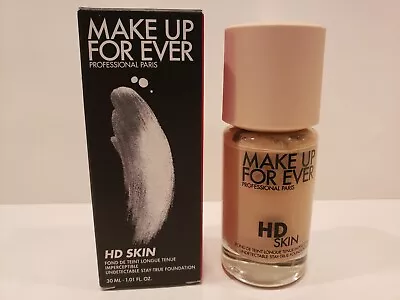 Make Up For Ever HD Skin Undetectable Stay True Foundation 1R12 Cool Ivory • $29.99