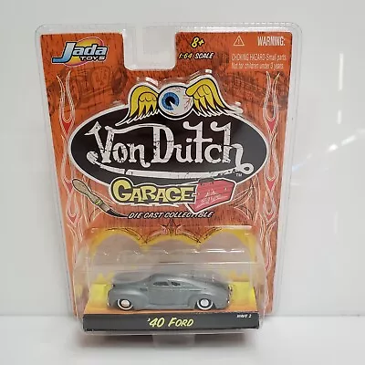 Jada Toys Von Dutch Garage 40 Ford Coupe Raw • $19.99