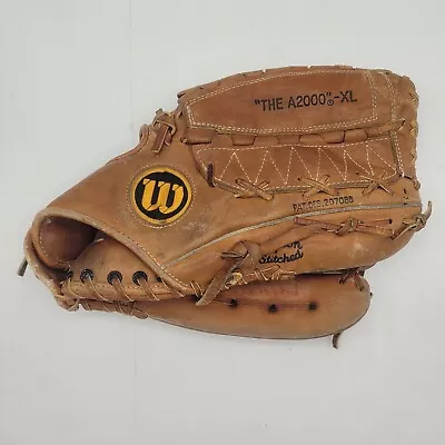 Vintage Wilson A2000- XL Dual Hinge Japan Baseball Glove Mitt RHT Pat. Des. 2070 • $85