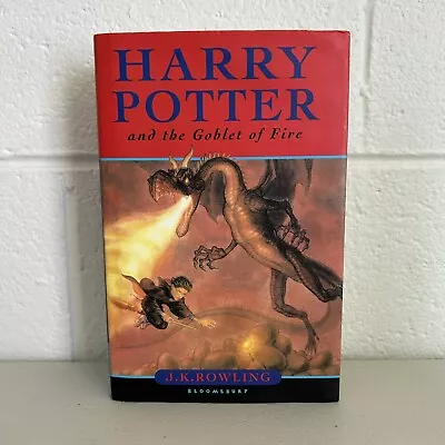 Harry Potter And The Goblet Of Fire First Australian Edition Hardcover Book 2000 • $34