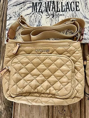 MZ WALLACE Metro Scout Deluxe Crossbody Bag Camel *sold Out* • $110