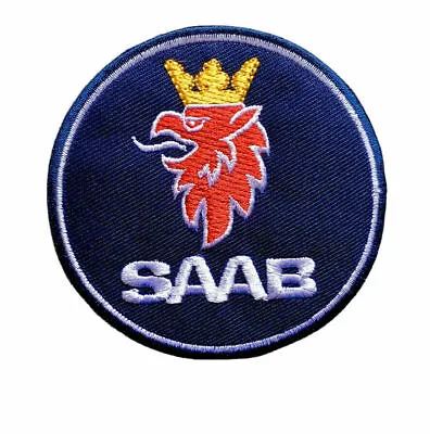 SAAB-MOTOR RACING - Iron On Sew On Embroidered- Patch • $2.72