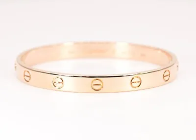 £5200 • Buy CARTIER LOVE BANGLE Size 17 18k Yellow Gold, Mint Condition & Authentic