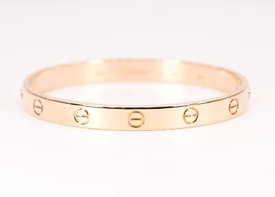 £5200 • Buy CARTIER LOVE BANGLE Size 17 18k Yellow Gold, Mint Condition & Authentic