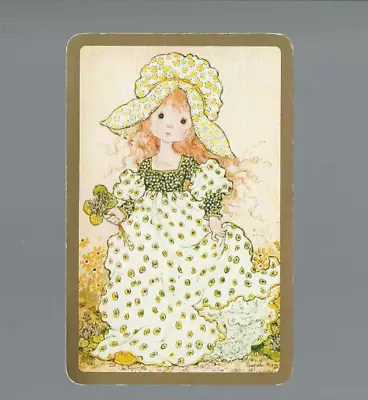 $1 • Buy Vintage Swap Playing Card     Girl Sarah Kay Playing Card