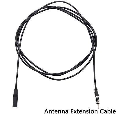 Car Radio Antenna Aerial Extension Coax Cable Lead 9'  Ft Male To Female Connect • $8.79