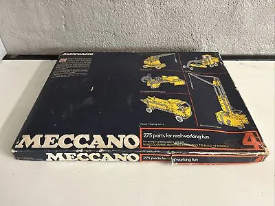 MECCANO SET 4 - Trucks And Cranes With Instruction Manual • $75