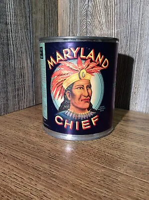 Antique Maryland Chief Green Bean Can Label Cantique Cans Kitchen Chef K3 • $14.99