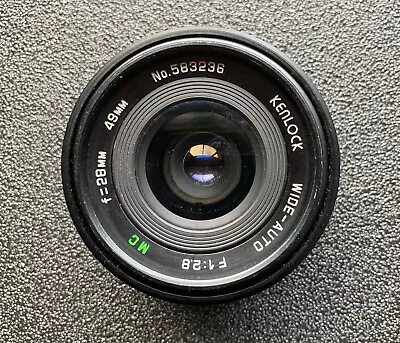 Kenlock 28mm F2.8 Lens - Olympus OM Mount • £14.99