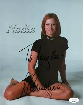 Nadia Comaneci Signed Autographed 8X10 Photo Gymnastics Legend JSA AM55079 • $99.99