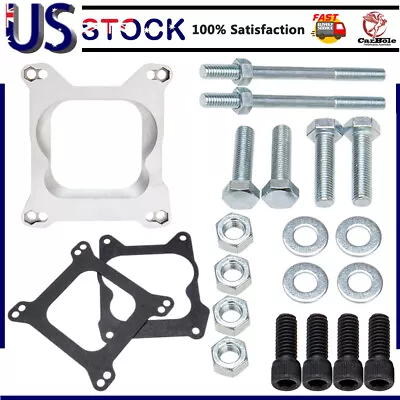 US Carburetor Adapter Plate 4bbl Quadrajet Holley AFB Demon Carter Edelbrock • $22.99