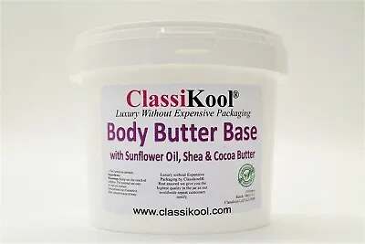Classikool [Body Butter Base] Vegan Skin Care: Fragrance & Essential Oil Choices • £19.99