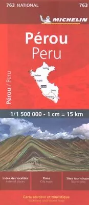 Michelin Peru Map Paperback By Michelin Travel Publications (COR) Brand New... • $11.48