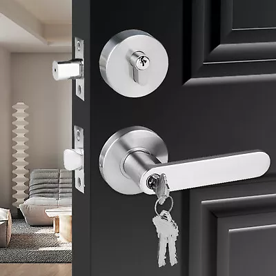 Keyed Alike Exterior Door Lock Set For Front Door/Office Heavy Duty • $49.99