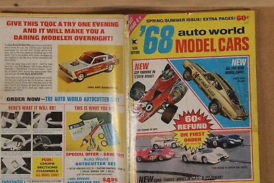 Auto World Catalog-vintage 1968  Edition Model Cars Slot Cars Etc. • $34.95