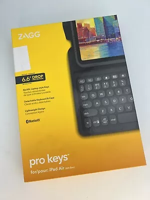 NEW ZAGG Pro Keys Wireless KeyboardCase For Apple IPad Air 4th/5th Gen IPad 10.9 • $48.99