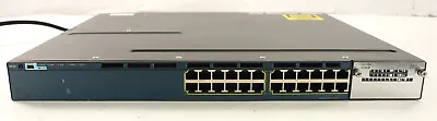 Cisco WS-C3560X-24T-S V01 24 Port GE Switch W/ 2x C3KX-PWR-350WAC V01 PSUs • $84