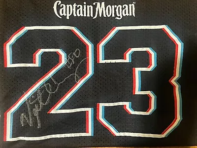 Autographed Victor Cruz Captain Morgan Promo Jersey • $150