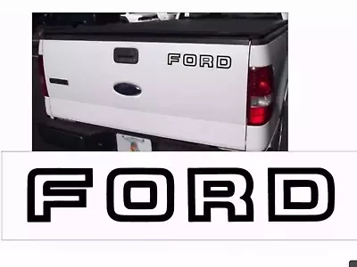 FORD 1992-1995 F150 Black TAILGATE VINYL Decal 4x4 Windshield STICKER Truck  305 • $9.99