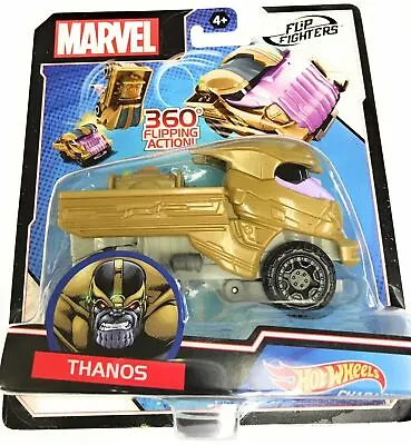 Hot Wheels Marvel Infinity War Thanos Flip Fighter Character Car 1:43 Scale #497 • $12.99