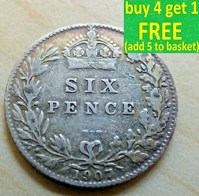 Edward VII Sixpence 1902-1910 Choose Your Date • £174.99