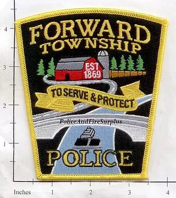 Pennsylvania - Forward Township PA Police Dept Patch • $3.99