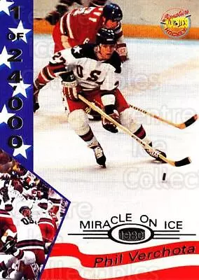 1995 Signature Rookies Miracle On Ice Numbered #38 Phil Verchota • $1.45