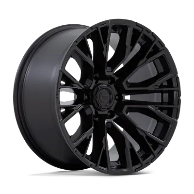 1 20 Inch Black Wheel Rim Chevy Truck Tahoe 6x5.5 Lug 20x9  Fuel D847 Rebar 20 • $408