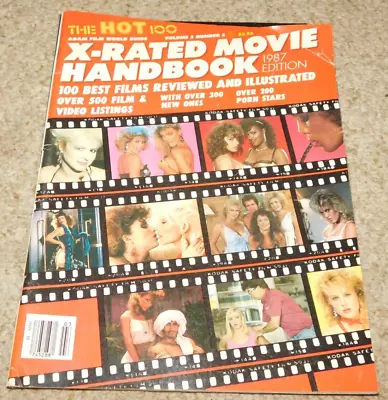 Vintage 1987 X Rated Movie Handbook Magazine • $7.99