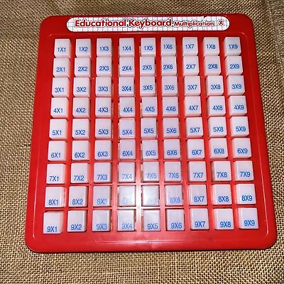 VNG Educational Keyboard Multiplication X Times Table Press And Learn • $15