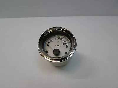 Harley Silver Air Temperature Gauge FLH FLT Touring Models 96-13 75166-01A • $35