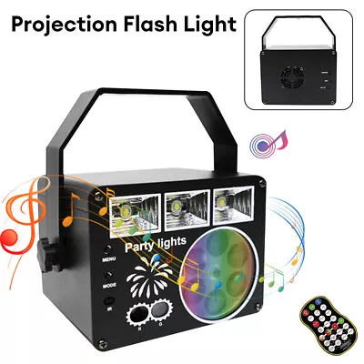 RGB LED Laser Beam Scanner Projector DJ Disco Party Stage Strobe Laser Light UK • £42.99