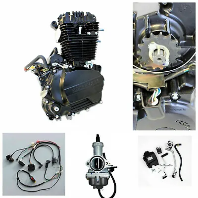 250cc Zongshen OHC Air Cooled Engine Motor Wiring Loom Harness Carby Dirt Bike • $971.10